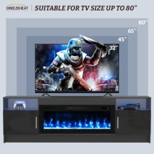 BREEZEHEAT 36-inch electric fireplace, product image 2