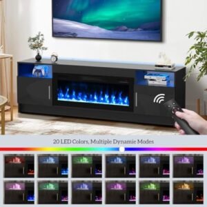 BREEZEHEAT 36-inch electric fireplace, product image 3