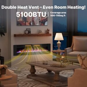 BREEZEHEAT 750-w electric fireplace, product image 2