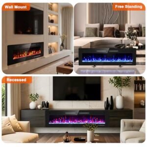 BREEZEHEAT 750-w electric fireplace, product image 4