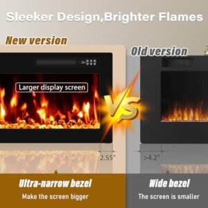 BREEZEHEAT 750-w electric fireplace, product image 4