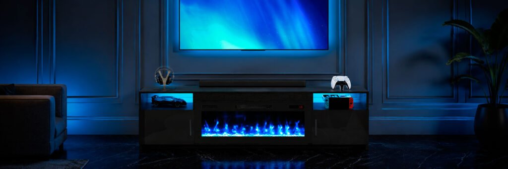 BREEZEHEAT Fireplace TV Stands